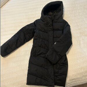 Long girls puffer jacket